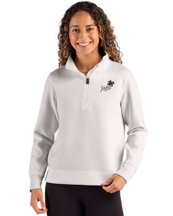 HDS Cutter & Buck Roam Eco Recycled Quarter Zip Womens Pullover