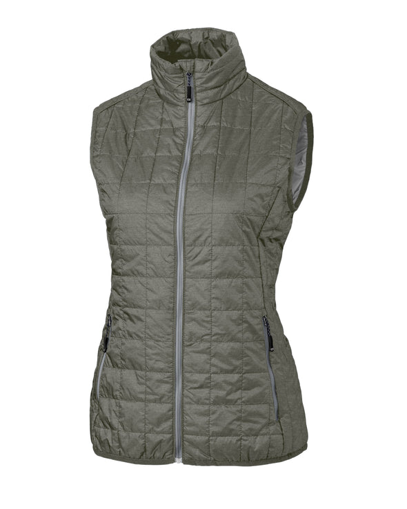 HDS Cutter & Buck Rainier PrimaLoft® Womens Eco Insulated Full Zip Puffer Vest