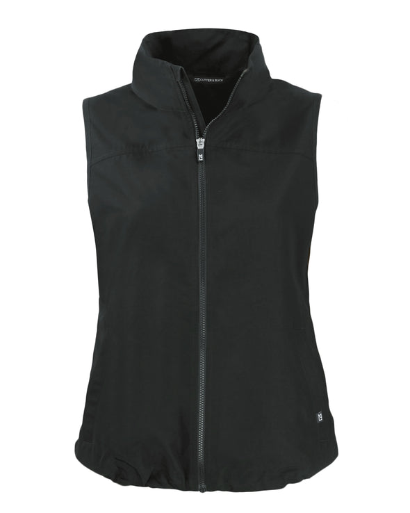 JA Cutter & Buck Charter Eco Recycled Full-Zip Womens Vest - Lightweight