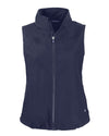 JA Cutter & Buck Charter Eco Recycled Full-Zip Womens Vest - Lightweight