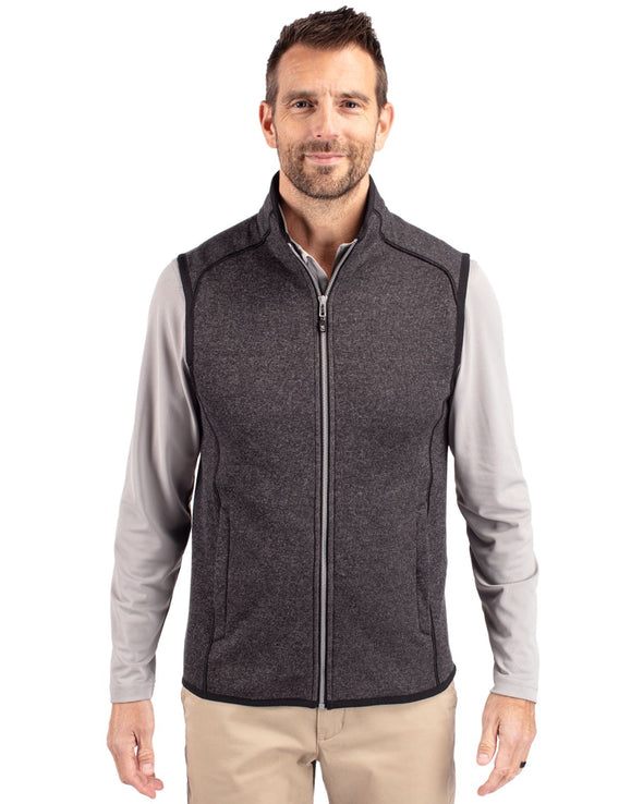 BBF Mainsail Sweater-Knit Mens Full Zip Vest