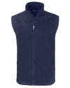 JA Cutter & Buck Charter Eco Recycled Mens Full-Zip Vest - Lightweight