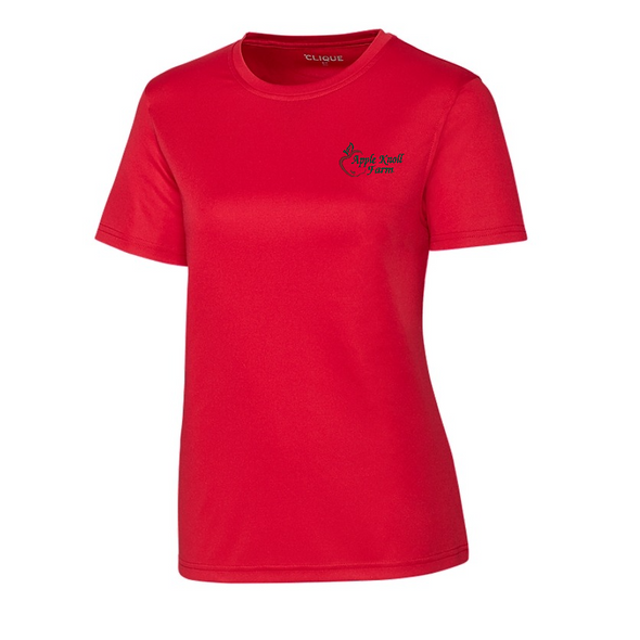 Apple Knoll Clique Spin Eco Performance Womens Tee Shirt