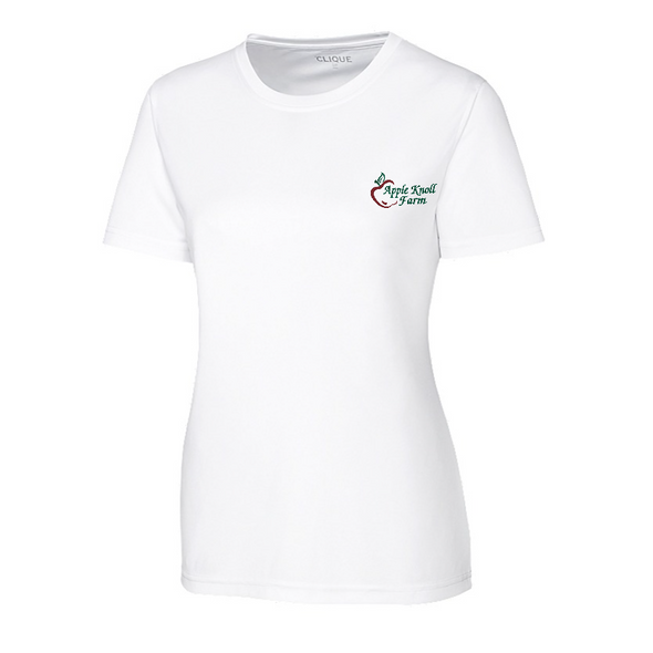 Apple Knoll Clique Spin Eco Performance Womens Tee Shirt