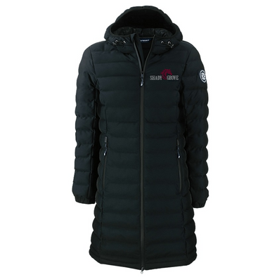 Shady Grove Women's Navy Puffer - Long