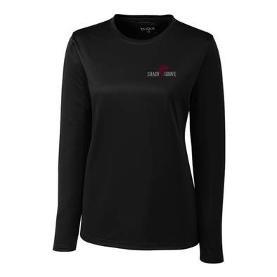 Shady Grove Clique Spin Eco Performance Women Long Sleeve Tee Shirt