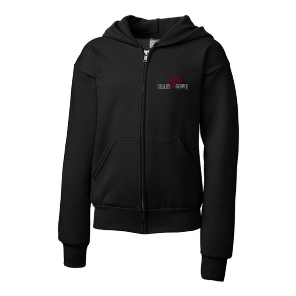 Shady Grove Clique Basics Youth Flc Full Zip Hoodie