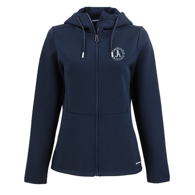 *NEW* JA Cutter & Buck Roam Epic Comfort Recycled Womens Full Zip Hooded Jacket