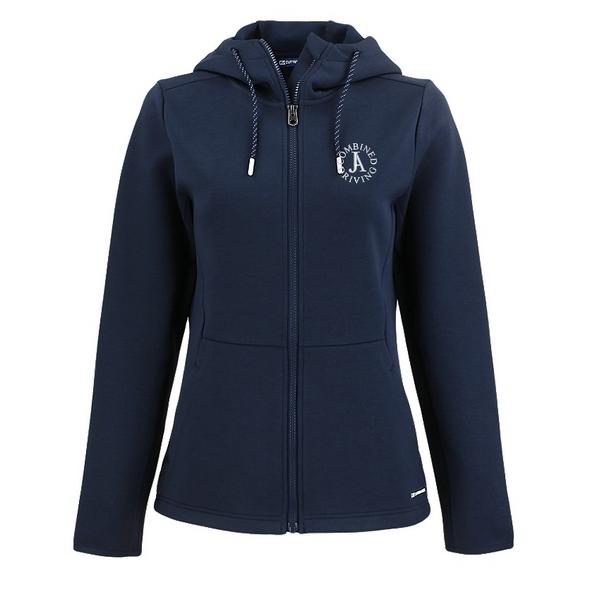 *NEW* JA Cutter & Buck Roam Epic Comfort Recycled Womens Full Zip Hooded Jacket