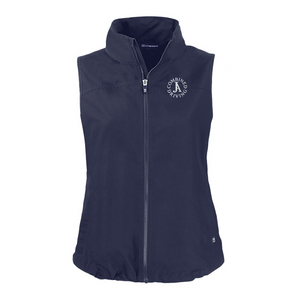 JA Cutter & Buck Charter Eco Recycled Full-Zip Womens Vest - Lightweight