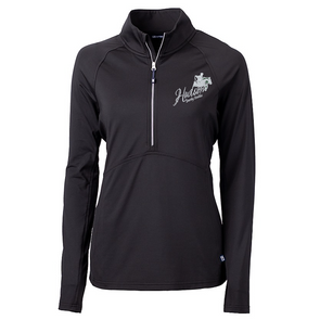 HDS Cutter & Buck Adapt Eco Knit Stretch Recycled Womens Half Zip Pullover
