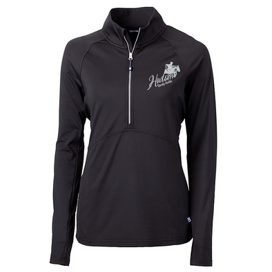 HDS Cutter & Buck Adapt Eco Knit Stretch Recycled Womens Half Zip Pullover