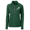 HDS Cutter & Buck Adapt Eco Knit Stretch Recycled Womens Half Zip Pullover