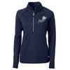 HDS Cutter & Buck Adapt Eco Knit Stretch Recycled Womens Half Zip Pullover