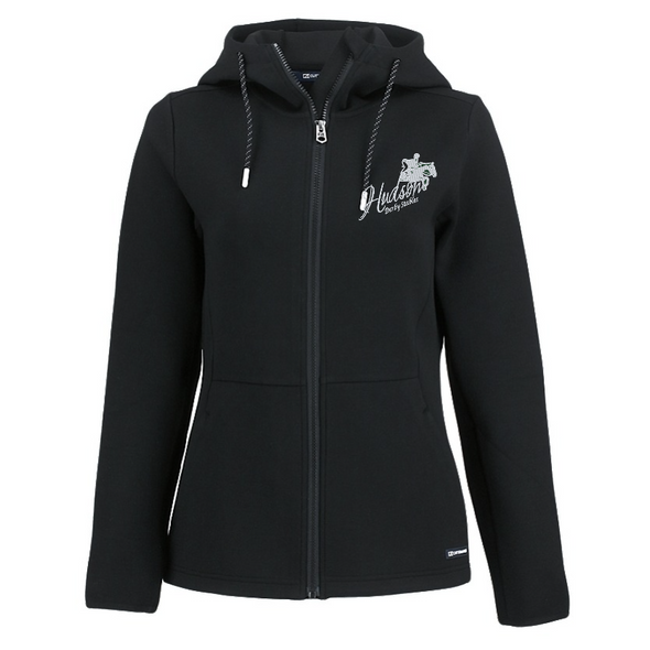 HDS Cutter & Buck Roam Epic Comfort Recycled Womens Full Zip Hooded Jacket