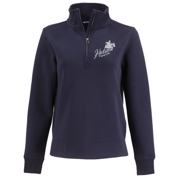 HDS Cutter & Buck Roam Eco Recycled Quarter Zip Womens Pullover