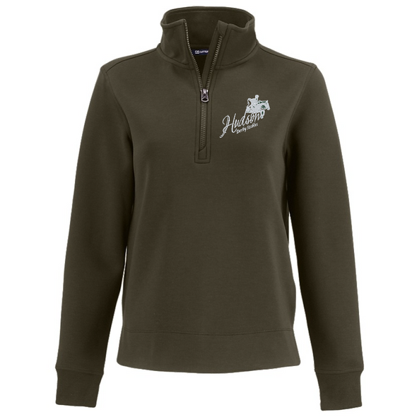 HDS Cutter & Buck Roam Eco Recycled Quarter Zip Womens Pullover