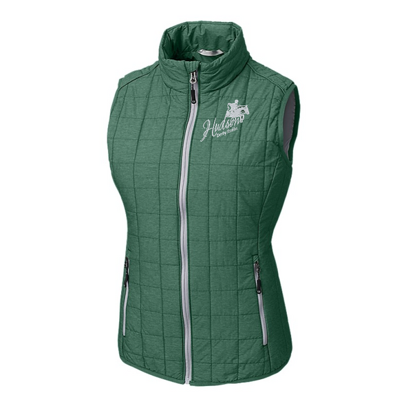 HDS Cutter & Buck Rainier PrimaLoft® Womens Eco Insulated Full Zip Puffer Vest