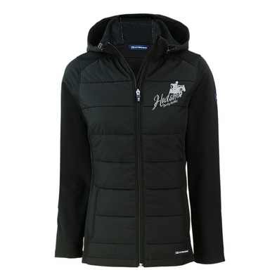 HDS Evoke Hybrid Eco Softshell Recycled Full Zip Womens Hooded Jacket