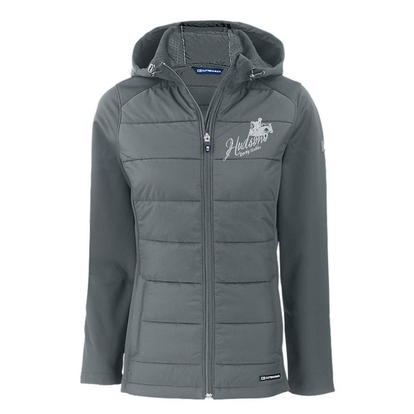 HDS Evoke Hybrid Eco Softshell Recycled Full Zip Womens Hooded Jacket