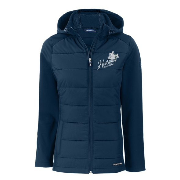 HDS Evoke Hybrid Eco Softshell Recycled Full Zip Womens Hooded Jacket