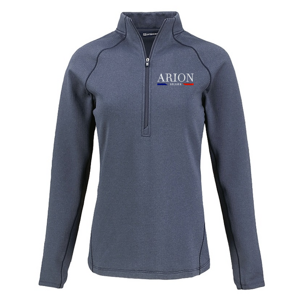 Cutter & Buck Peshastin Fleece Recycled Womens Half Zip Pullover